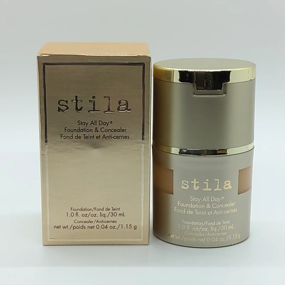 STILA Stay All Day Foundation & Concealer NIB 10 GOLDEN - Picture 6 of 8